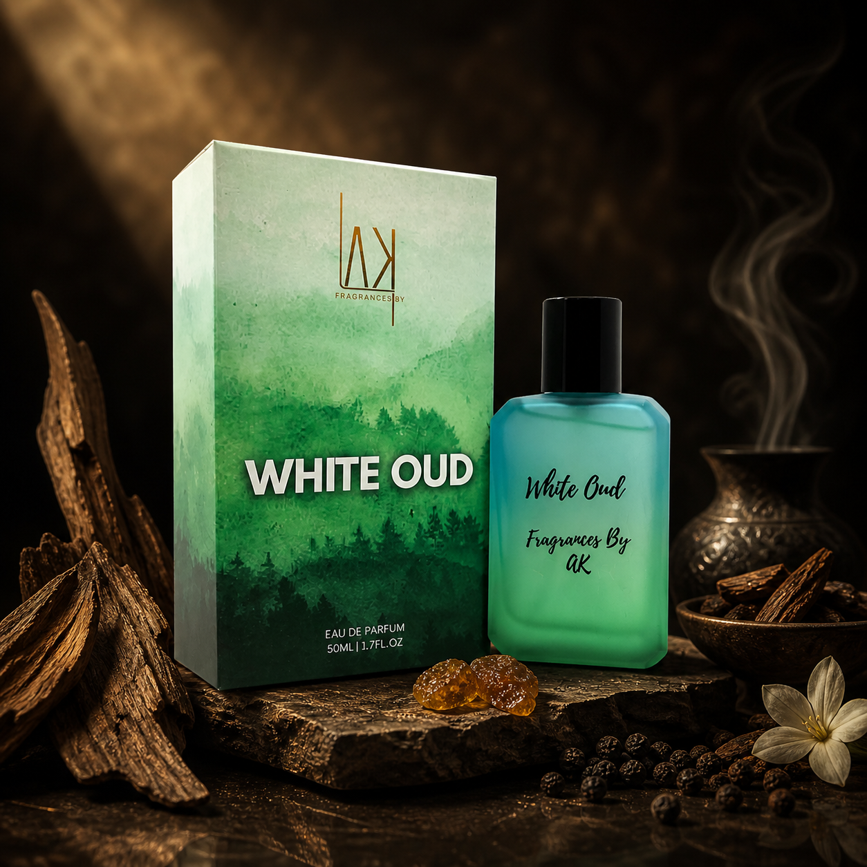 Fragrances by AK – White Oud Impression Unisex Perfume (50ml)