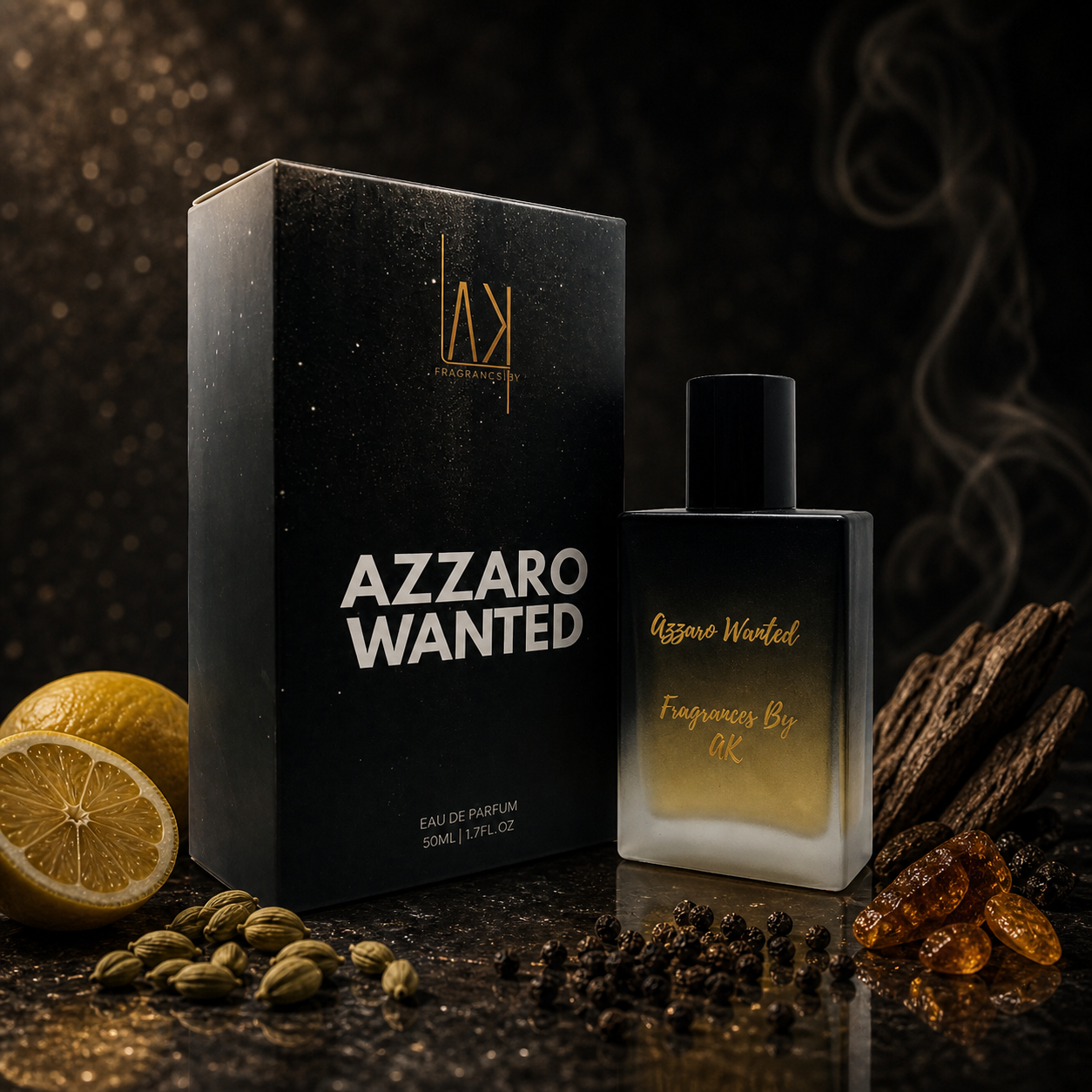 Fragrances by AK – Azzaro Wanted Impression Perfume for Men (50ml)