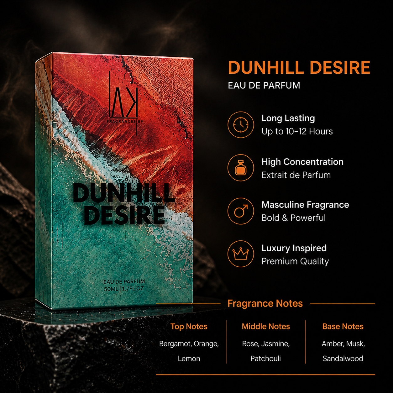 Fragrances by AK – Dunhill Desire Impression Perfume for Men (50ml)